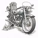 ford rockabilly  tattoo design idea