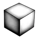 3d cube tattoo design idea
