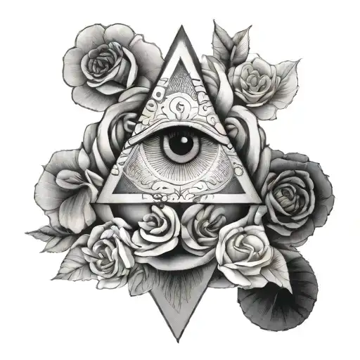AA triangle tattoo tattoo design idea