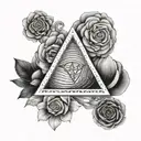 AA triangle tattoo tattoo design idea