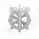 Philippine Flag  tattoo design idea