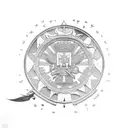 Philippine Flag  tattoo design idea