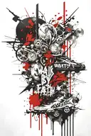walk by faith  not by sight tattoo design idea