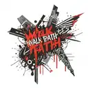 walk by faith not by sight tattoo design idea