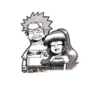 Bart y lisa tattoo design idea