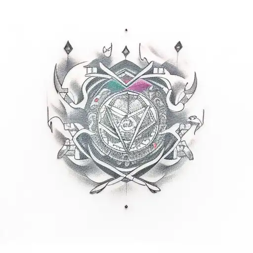 gaming virgo tattoo design idea