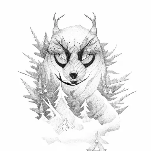 Alaska trees, Air Force re5 tattoo design idea