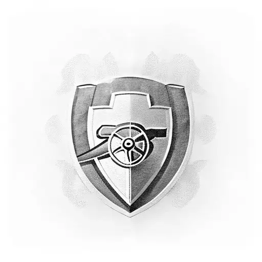 arsenal gunner  tattoo design idea