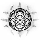 seed of Life tattoo design idea