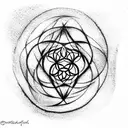 seed of Life tattoo design idea