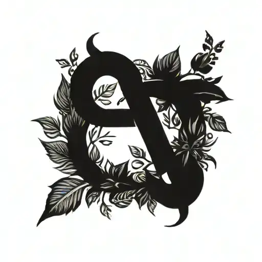 wreath with number 2006 tattoo design idea