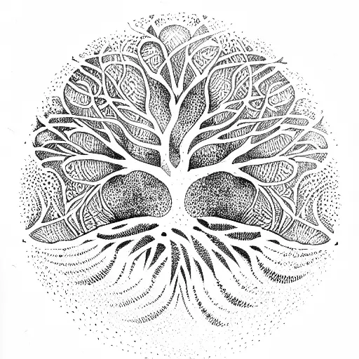 Tree of Life tattoo design idea