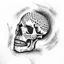 Skull tattoo design idea