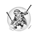 teenage mutant ninja turtles sleeve tattoo design idea