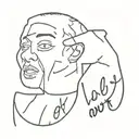 kendrick lamar count me out  tattoo design idea