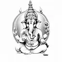 GANESHA,SAI BABA,SHIVA,VENKTESWARRA,ANJENEYA tattoo design idea