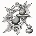 Balance and balance tattoo design idea
