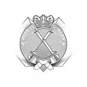 Generate a tattoo design for the football club Feyenoord for their championship in the eredivisie and the conference lea tattoo design idea