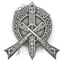 viking thor rune tattoo design idea