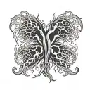 two kidneys tattoo design idea