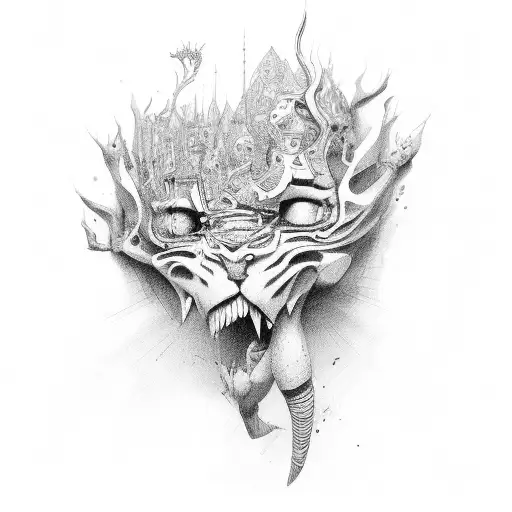 trust no one  tattoo design idea