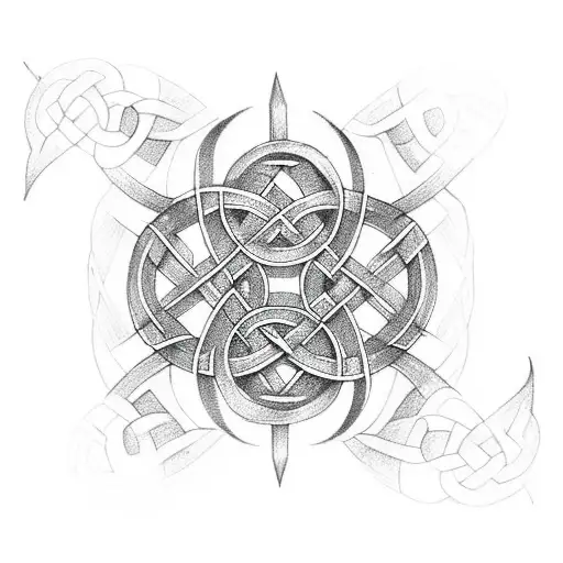 Celtic Knot tattoo design idea