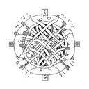 A minimalist design of a group of friends and family holding hands in a circle, symbolizing the importance of your loved ones in your life and your journey towards becoming a doctor. tattoo design idea