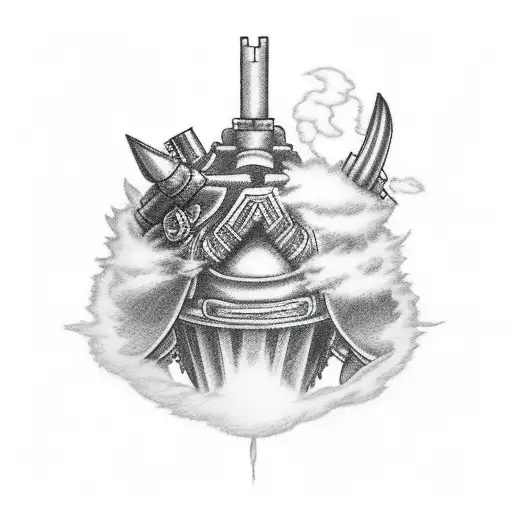 final fantasy 7 cloud and tifa tattoo design idea