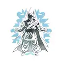 goku batman praying hands of drake tattoo design idea