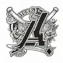 la dodgers tattoo design idea