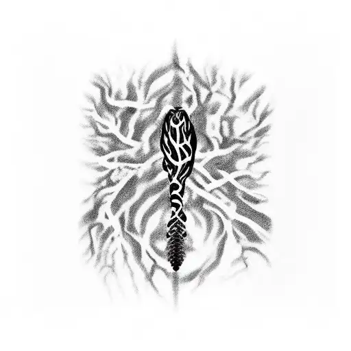 metastatic breast cancer ribbon with shadow in zebra print tattoo design idea