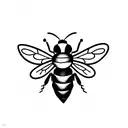 Honey Bee tattoo design idea