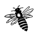 Honey Bee tattoo design idea