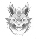 kurama e naruto  tattoo design idea