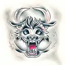 Foo Dog tattoo design idea