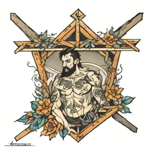 person in the rafters tattoo design idea