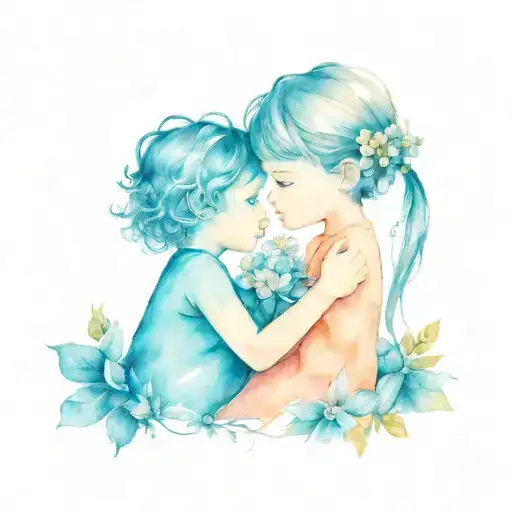 memorial tattoo for little brother sister bond tattoo design idea