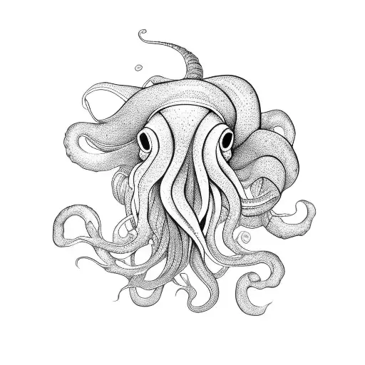 squids  tattoo design idea
