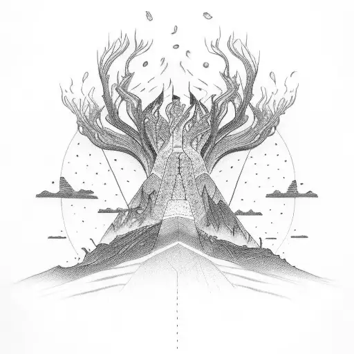 my the bridges i burn light my way tattoo design idea