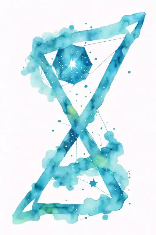 Sagittarius constellation tattoo design idea