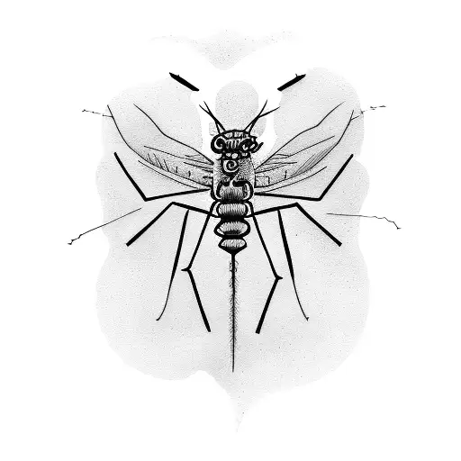 mosquito  tattoo design idea