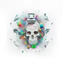 Overthinking tattoo design idea