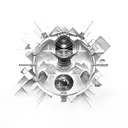 interstellar tattoo design idea