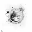 interstellar tattoo design idea