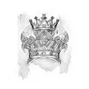 king queen castle chess lightning tattoo design idea