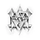 number 10 Pythagoras  tattoo design idea