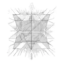 number 10 Pythagoras  tattoo design idea