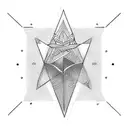 number 10 Pythagoras  tattoo design idea