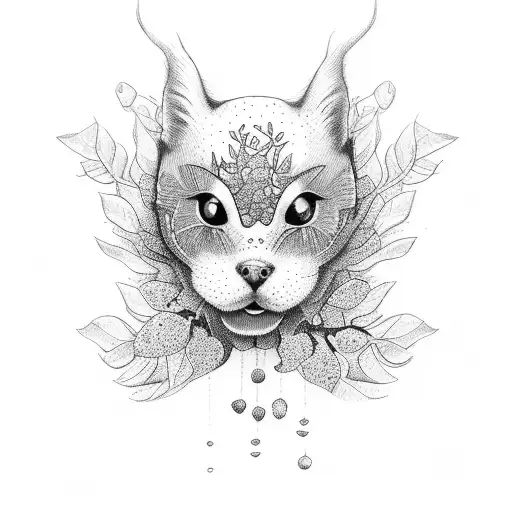 cherry tree tattoo design idea