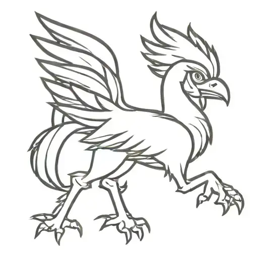 chocobo final fantasy tattoo design idea